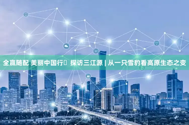 全赢随配 美丽中国行・探访三江源 | 从一只雪豹看高原生态之变